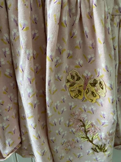 Pink Elephant Short Sleeve Tiered Jersey Dress 6-7 years