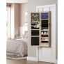 Jewellery cabinet hanging, lockable mirror cabinet, wall cabinet Image 4