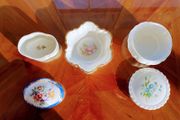 Three vintage trinket dishes