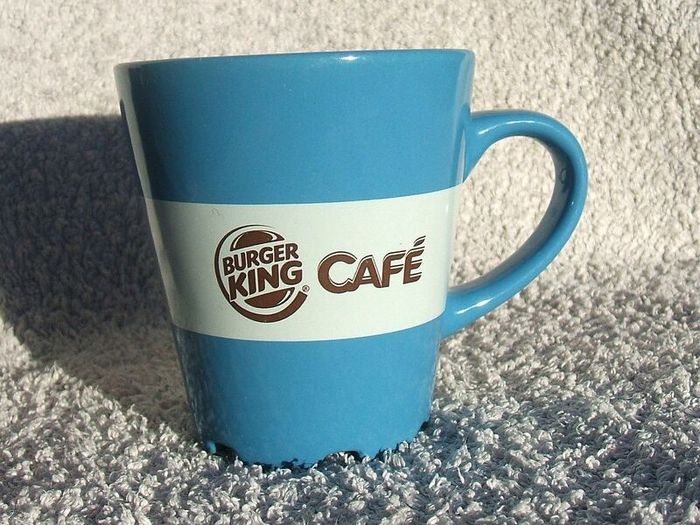 BURGER KING - a special edition I LOVE COFFEE blue mug (2012)