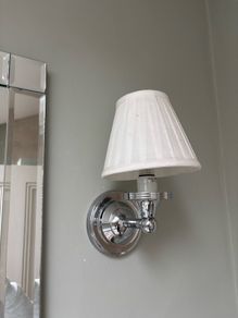 mounted wall lights x 2