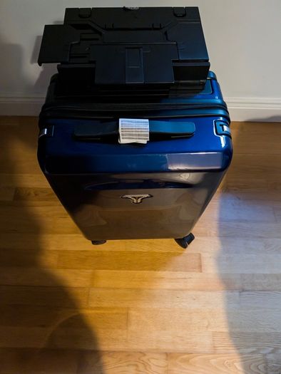 Tramora Smart Carry-On Luggage - Laptop Stand, Charging Ports & Dual TSA Locks plus a laptop bag
