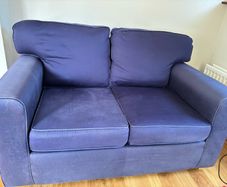 2&3 seater blue sofas
