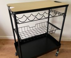 Compact Drinks Trolley / Bar Cart on Wheels