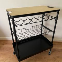 Compact Drinks Trolley / Bar Cart on Wheels