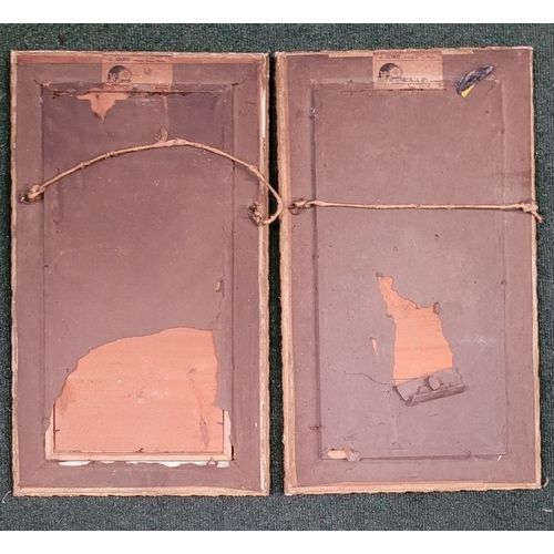 Circa 1860. William Henry Earp (19th Century), A Pair Of Watercolours;