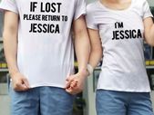Funny Presonalised Couple T-shirts  Tops Tees For Valentines Day Gift Present