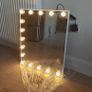 LED Hollywood Vanity Makeup Mirror: 3 Light Modes, 10x Magnifier, touch control, USB - White (New) Image 3
