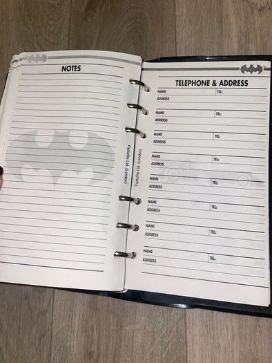 Vintage Batman organiser