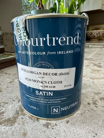 Monk's Cloth paint