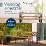 Wooden Picnic Table with 2 Benches Foldable Garden & Outdoor Set Image 3