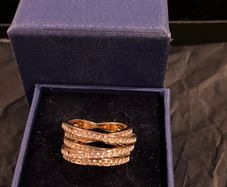 Swarovski Rose Gold Plated Ring