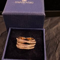 Swarovski Rose Gold Plated Ring