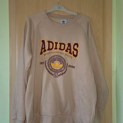 Adidas 50Th Anniversary Long Sleeve Crew neck raised Embroider Jumper - Medium size