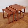 G Plan Quadrille Teak Nest of Tables Mid Century Vintage Retro Image 3