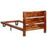 Bed Frame with Live Edge Solid Acacia Wood 90 cm Image 4