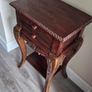 Vintage Carved Oak decorative table Image 4