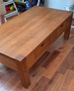 Solid Oak coffee table