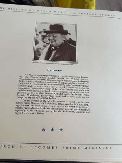 The History of World War II in post stamps