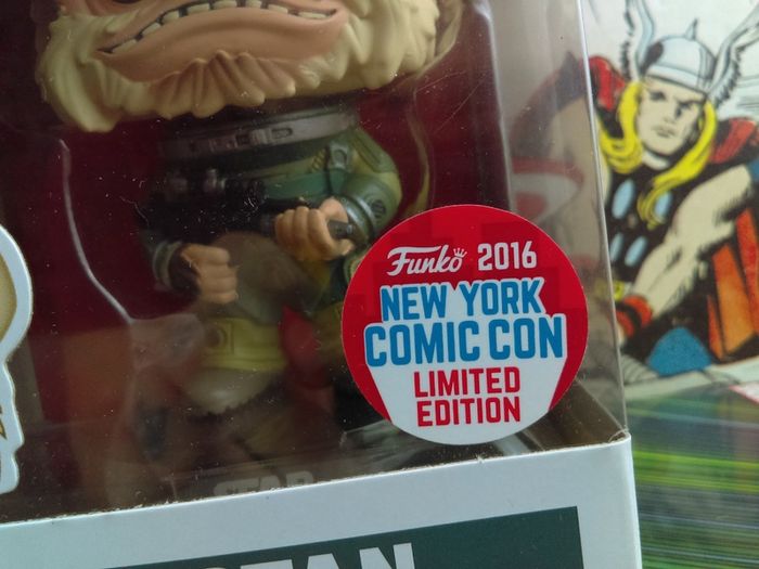 Bistan ! Star Wars ! Limited Edition - New York Comic Con Exclusive 2016 ! Funko POP Vinyl Bobble-Head ! 155 !