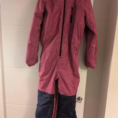 Kids Ski Suit - Pink/Navy Blue - Size 14 years