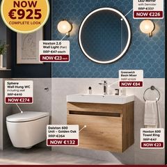 Britton Complete Bathroom Package Massive Sale