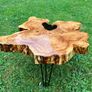 Epoxy resin table, live edge Image 2