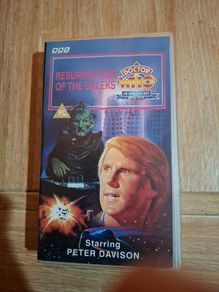 Doctor Who VHS Resurrection of the Daleks in very good condition
