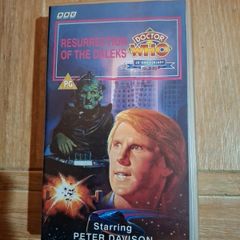 Doctor Who VHS Resurrection of the Daleks in very good condition