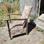 Vintage Irish Country Cottage Armchair Restoration Project / Upcycle Image 4