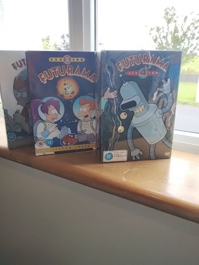futurama boxsets, seasons 1,2,3,4