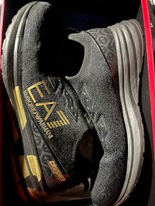 Armani shoes Crusher Distance Knit sneakers trainers