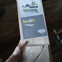 wooden shelves