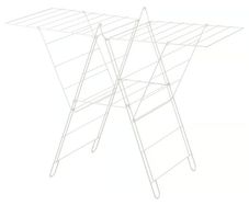 IKEA FROST Clothes Airer / Drying Rack - White, In/Outdoor, Folds Flat
