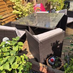 Rattan Garden Cube