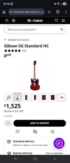 Gibson Sg Standard