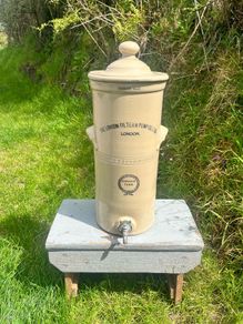 Antique Stoneware London Imperial Filter Water Urn
