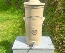 Antique Stoneware London Imperial Filter Water Urn