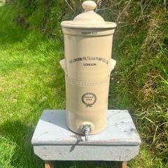 Antique Stoneware London Imperial Filter Water Urn