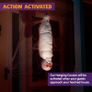 35" Halloween Animated Hanging Corpse with LED Light Up Eyes & Sound Effect for Indoor and Outdoor Decorations Image 2