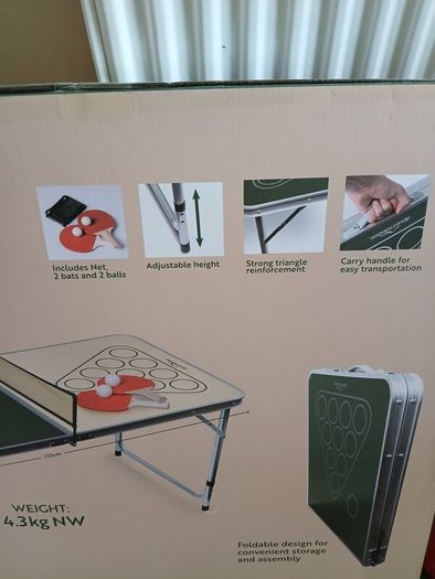 New Camping Game Table