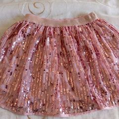 Glitter Pink Girls Skirt