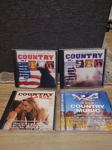 Selection of country music cd's