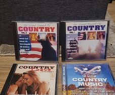 Selection of country music cd's