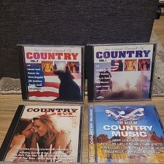 Selection of country music cd's