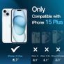 Screen Protector for iPhone 15 Plus 6.7-Inch, Tempered Glass Film with Easy Installation Tool, Case-Friendly, HD Clear, 3-Pack Image 3