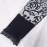 Bai Amour Vintage Black Grey Floral Lace Detail Ruffle Tiered Knit Dress 10-12UK/38-40EU Image 7