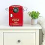 Coca-Cola Mini Fridges for Bedrooms 4L Quiet Small 6 Can Table Top Fridge Portable Retro Cooler Warmer with Built-In Bluetooth Wireless Speaker For Drinks Image 5