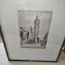 Preston Cribb "The Old Tolbooth Glasgow" Etching Image 2