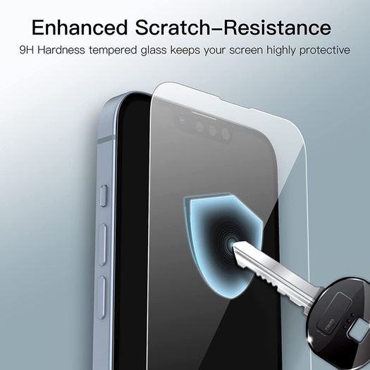 For iPhone 14 Plus Tempered Glass Screen Protector Saver Cover Case Friendly New - FHT33IPTG